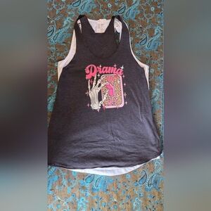 "Drama On" Graphic Tee Tank top